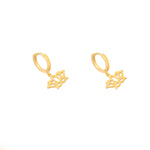 925 Sterling Silver Flower Earrings