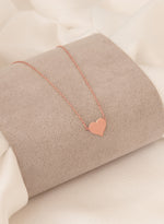 925 Sterling Silver Minimalist Heart Necklace