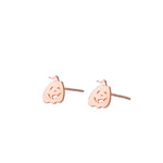 925 Sterling Silver Pumpkin Studs 3
