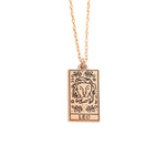 925 Sterling Silver Tarot Zodiac Necklace