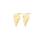 925 Sterling Silver Striped Earrings