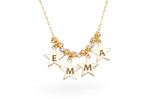 925 Sterling Silver Handmade Initial Name Necklace (Plated Halley)