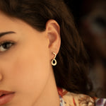 925 Sterling Silver Infinity Spiral Earrings