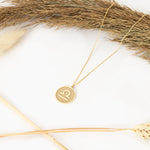 925 Sterling Silver Zodiac Coin Necklace