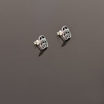 925 Sterling Silver Star Wars Mask Earrings