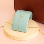 925 Sterling Silver Intermittent Bead Chain Necklace With Heart