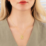 925 Sterling Silver Dad Yazılı Kişiselleştirilebilir Necklace
