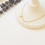 925 Sterling Silver Greek Initial Necklace