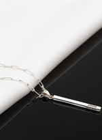 925 Sterling Silver Kişileştirilebilir Bar Necklace