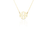 925 Sterling Silver Monogram Necklace