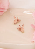925 Sterling Silver Playboy Bunny Studs