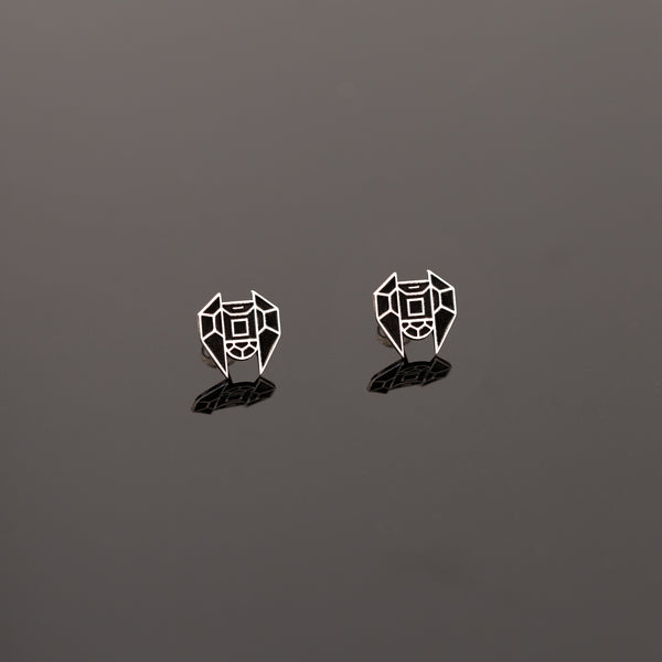 925 Sterling Silver Star Wars Space Shuttle Earrings