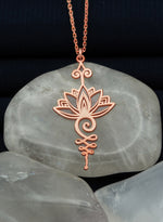 925 Sterling Silver Unalome Necklace