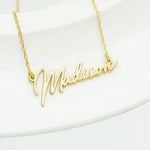 925 Sterling Silver Handwriting Custom Name Necklace