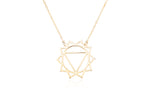 925 Sterling Silver Solar Plexus Chakra Necklace