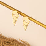925 Sterling Silver Striped Earrings