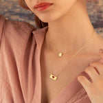 925 Sterling Silver Minimalist Heart And Coin Choker Necklace