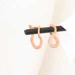 925 Sterling Silver Infinity Spiral Earrings