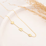 925 Sterling Silver Heart, Letter, Paw Necklace