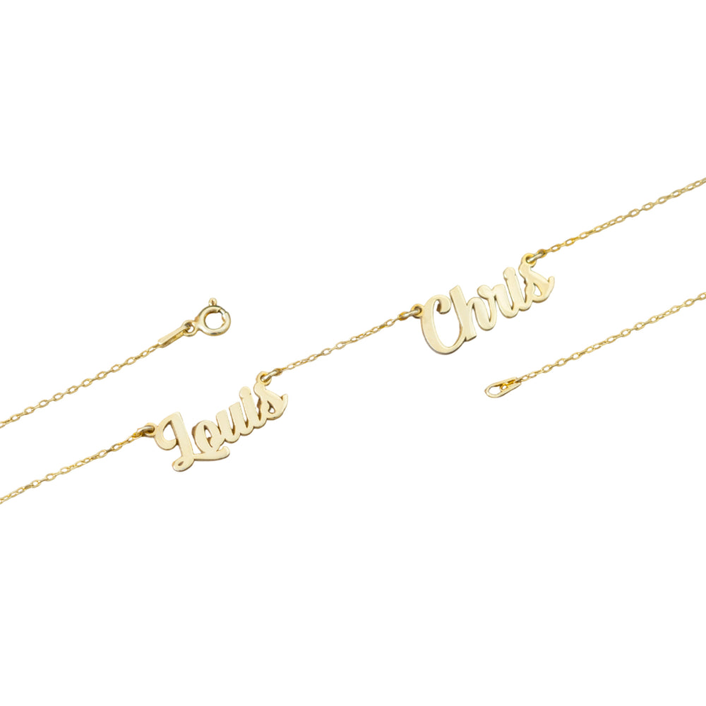 925 Sterling Silver Personalized Multiple Name Necklace