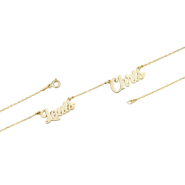 925 Sterling Silver Personalized Multiple Name Necklace