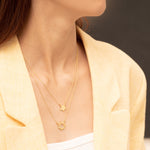 925 Sterling Silver Sun And Star Necklace