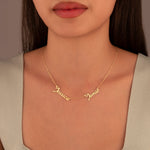 925 Sterling Silver Personalized Multiple Name Necklace
