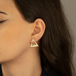 925 Sterling Silver Ear Jacket Name Earrings