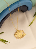 925 Sterling Silver Eye Necklace