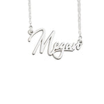 925 Sterling Silver Name Necklace 323