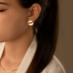 925 Sterling Silver Circle Ear Jacket Earring