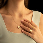 925 Sterling Silver Russian Rings Necklace