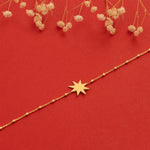 925 Sterling Silver Star Anklet
