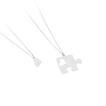 925 Sterling Silver Personalized Puzzle Necklace
