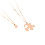 925 Sterling Silver Personalized Puzzle Necklace