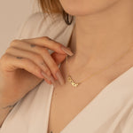 925 Sterling Silver Vavy Name Necklace