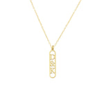 925 Sterling Silver Personalized Two Letter Necklace