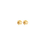 925 Sterling Silver Om Studs 425