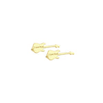 925 Sterling Silver Guitar Earrings