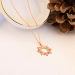 925 Sterling Silver Sun Necklace