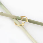 925 Sterling Silver Cross & Heart Open Ring