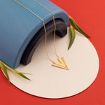 925 Sterling Silver Double V Necklace