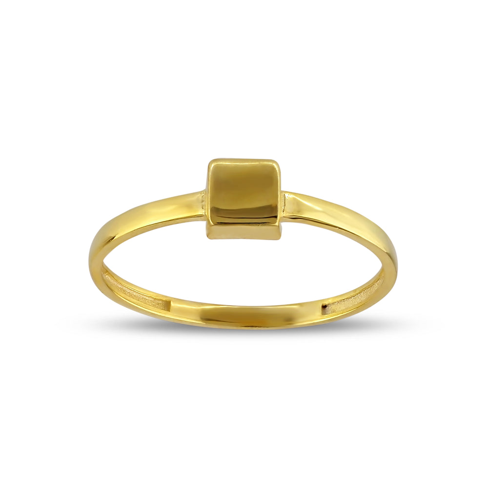 925 Sterling Silver Square Ring