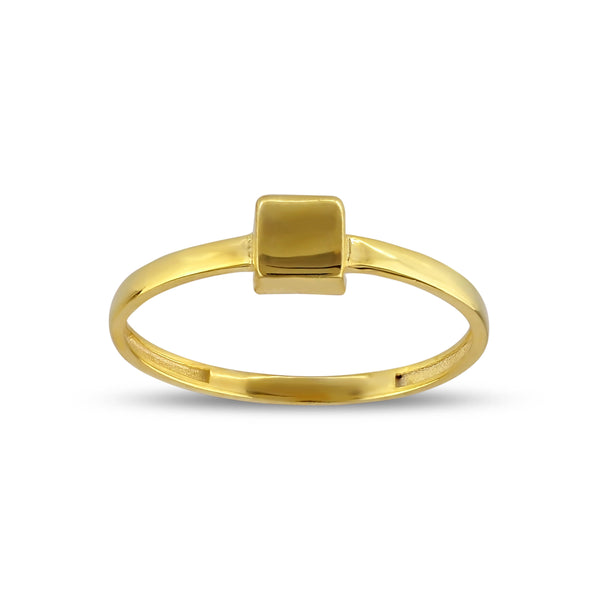 925 Sterling Silver Square Ring