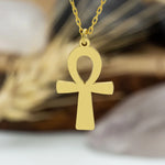 925 Sterling Silver Ankh Necklace