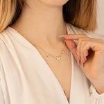 925 Sterling Silver Initial Letter Necklace With Butterfly