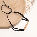 925 Sterling Silver Adjustable Name Rope Bracelet