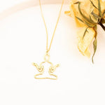 925 Sterling Silver Kadın Yoga Necklace