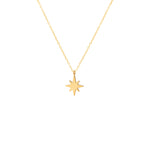 925 Sterling Silver Pole Star Necklace