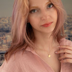 925 Sterling Silver Autumn Leaf Necklace